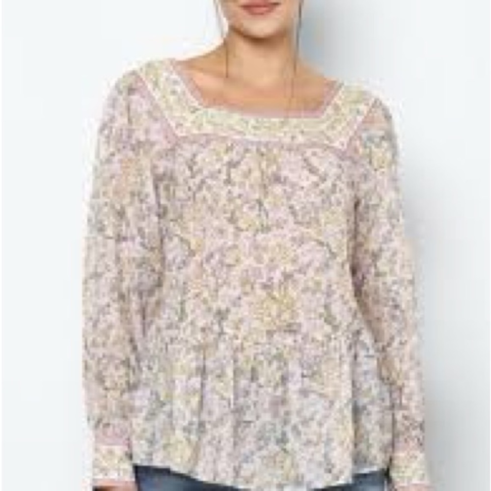American Eagle Floral Print Women's Top - Picture 6 of 6